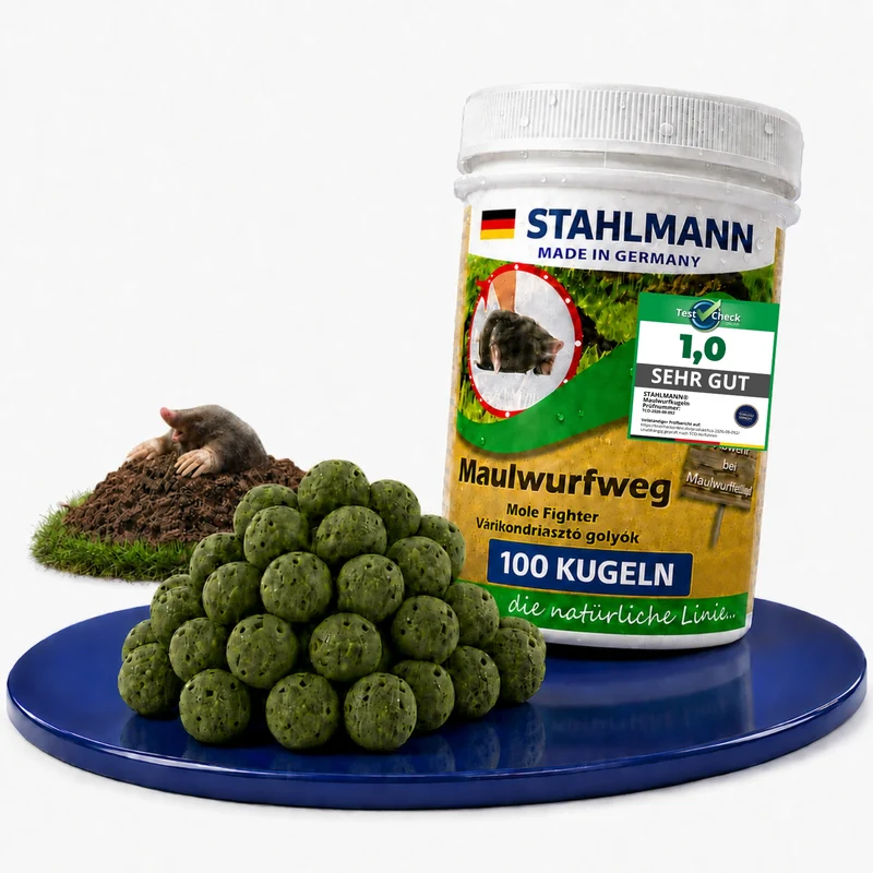 STAHLMANN Maulwurf Power Kugeln – 100 Stück
