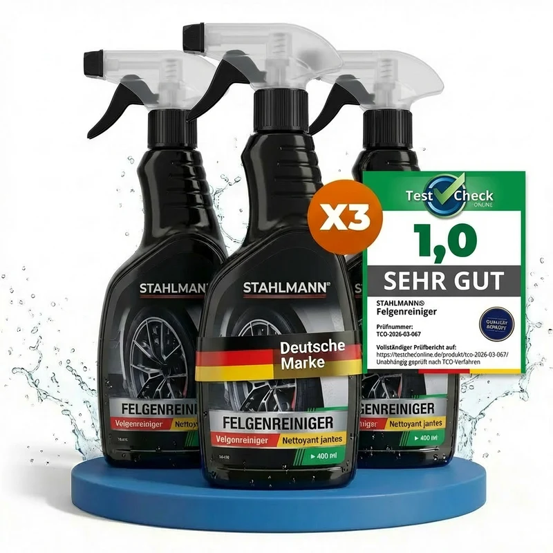 Felgenreiniger Set 3x400ml – Professionelle Felgenpflege im Vorteilspack